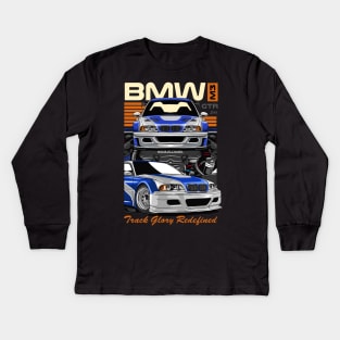 BMW GTR E46 Kids Long Sleeve T-Shirt